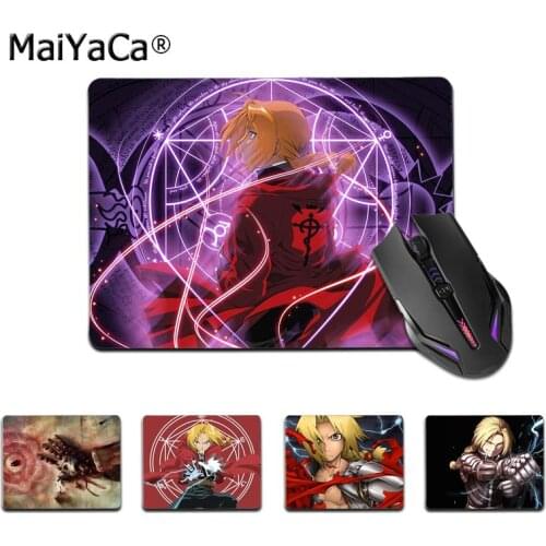 Maiyaca Top Quality anime Fullmetal Alchemist DIY Design Pattern Game mousepad Top Selling Wholesale Gaming Pad mouse