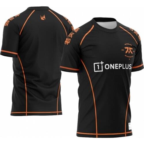 2020 LOL LEC Fnatic Jerseys Customized Name Rekkles Uniform T Shirt Fans Jersey Men Women Custom ID Tee Shirt Homme Men Clothing