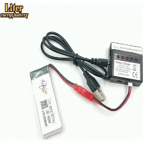 3.7V 1000mah 752560 30c For 8807 8807w A6 A6W Rc Quadcopter Spare Parts 5in1 Balance Charger Lipo Battery Accessories Rc Drones