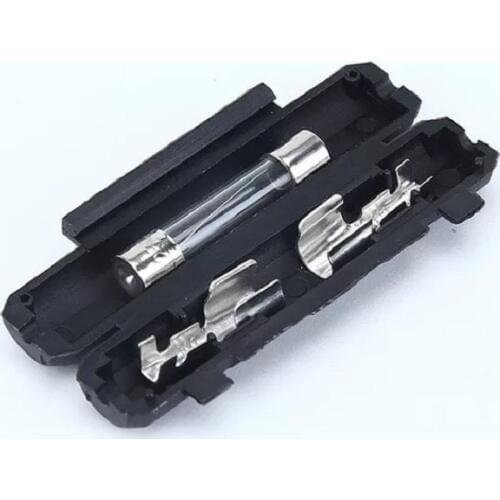 5pcs 6x30mm Plastic Fuse Socket Fuse Small Box 10a Glass Fuse