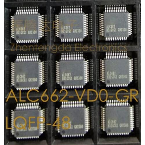 ALC662-VD0-GR ALC ALC662 ALC662-VD0 ALC662-VD0-GR LQFP-48