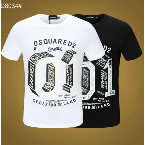 Free shipping DSQUARED2 New Arrived men t shirt Slim Fit t-shirt men Skinny casual summer tshirt camisetas hombre M-3XL