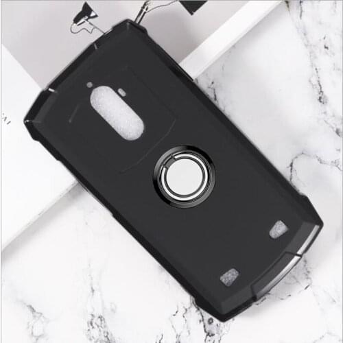 For Doogee S55 Lite Back Ring Holder Bracket Phone Case Cover TPU Soft Silicone On S55Lite