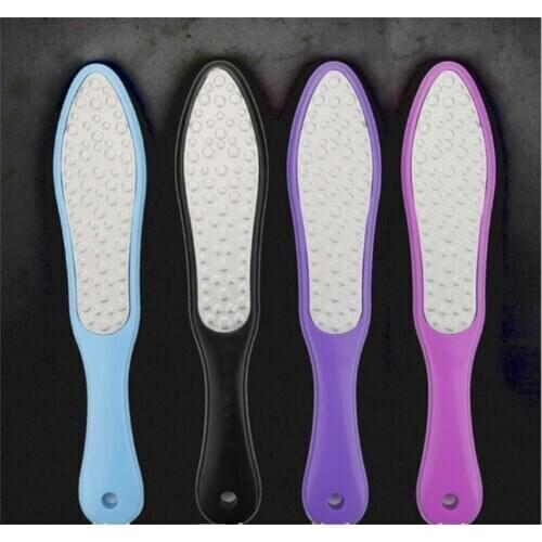 Double Sided Foot File Dead Skin Callus Remover Stainless Steel Pedicure Foot Rasp File Cuticle Fle for Care 50sets