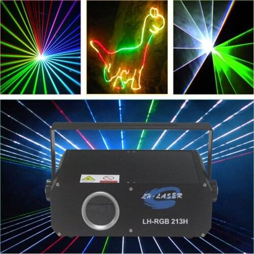 ILDA+DMX512 1000mw RGB animation laser light with effects / Auto and Sound Active laser stage lighting Projector