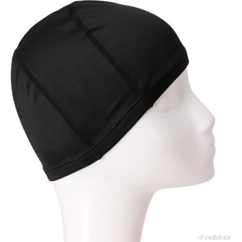 Men Women Durable Flexible Sporty Polyester Swimming Swim Cap Bathing Hat Unisex J19 21 Dropshipping