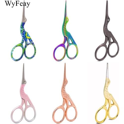 95mm/115mm/13mm Crane Mouth Scissors Antique Vintage Craft Sewing Scissor Fishing Stainless Steel Thread Scissors Cutting Fabric