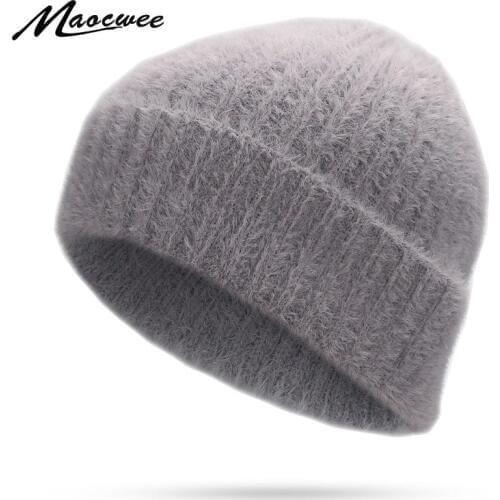Beanie Hat For Women Men Skullies Outdoor Winter Hat Autumn Warm Hedging Cap Gorros Female Wool Knitted Cap Beanies Soild Color
