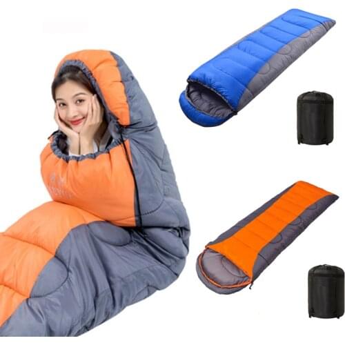 Outdoor Camping Sleeping Bag Ultralight Waterproof Camping Equipment Travel Furniture Nature Hike 4 Season Warm Sleeping Bags