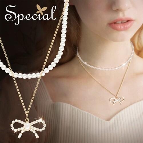 SPECIAL Necklace Clavicle Chain Jewelry Necklace Pendant Multi-layer Fashion Lining Sweet Pet Era 2021 New Trend S2143N