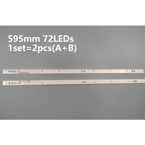 2pcs LED Backlight Strip For 48" Tv Sam sung Un48h8000 Un48h6800 Un48h8000 VH80M-480SMB-R2 480SMA BN96-31028A 31027A