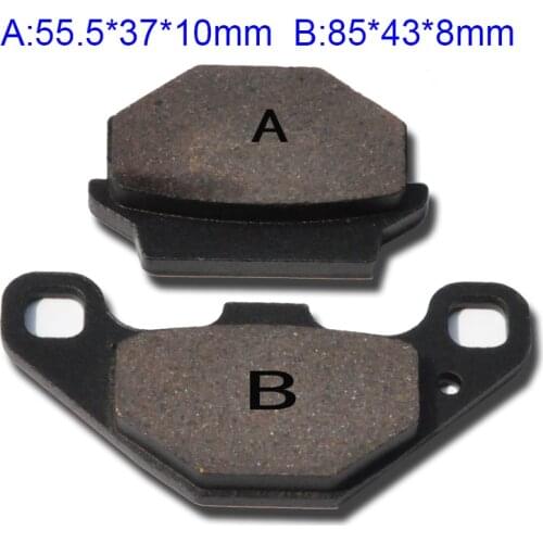 Motorcycle Rear Brake Pads For 125 250 350 400 500 600 EXC MX GS Enduro APRILIA 50 SX 125 RX 650 Pegaso Moto 350 Tuareg Wind