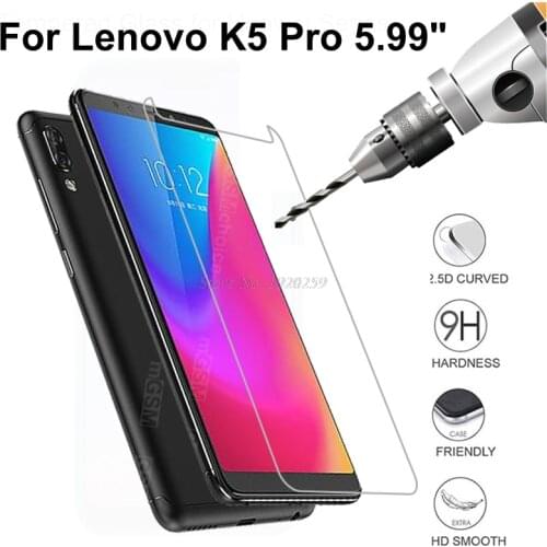 Lenovo K5 Pro Tempered Glass 9H High Quality Protective Film Screen Protector Phone Transparent Film Glass For Lenovo K 5 Pro