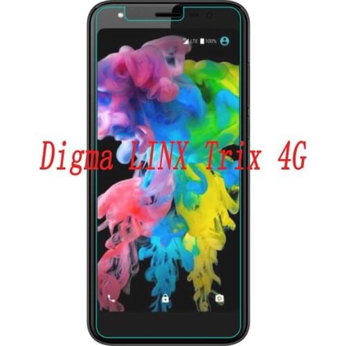 Smartphone Tempered Glass for Digma LINX Trix 4g 9H Protective Film Screen Protector cover phone