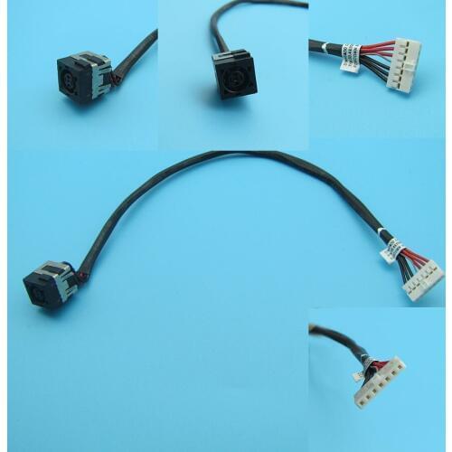 1pcs New AC DC Power Jack w/Cable Harness Connector Socket with cable for DELL Vostro 3400 3500 V3400 V3500 50.4ES08.001
