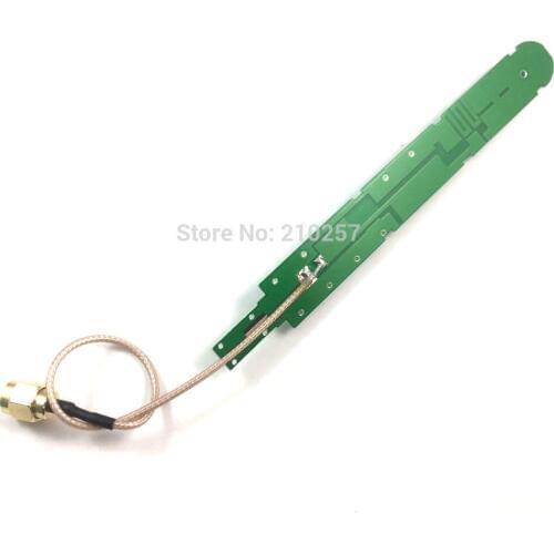 10pcs GSM CDMA 3G 4G Internal Built-in Antenna 5dbi Sma Male Connector 15CM RG178 Cable for Communation Pcb 125x14x0.8mm