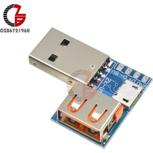 4 in 1 USB Converter USB Male to Female to Micro USB to 2.54mm 4P Terminal Adapter Module Voltage Date Converter Connector Board
