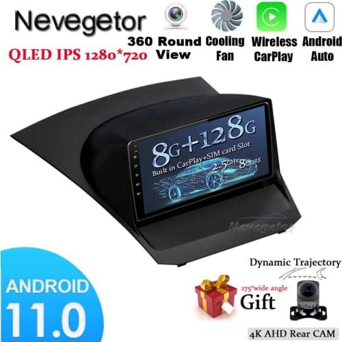 2 Din Car Radio for Ford Fiesta 2009-2017 Android 11 9 Inch Multimedia Stereo Navigation GPS Car DVD Player Bluetooth OKNAVI 2