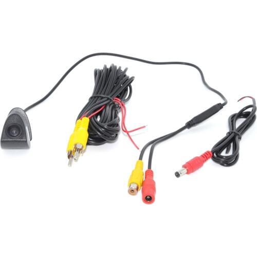 Car Camera Waterproof 150 Degrees Front View Parking Camera For Toyota Installation in the Car Logo Car Front-view Camera