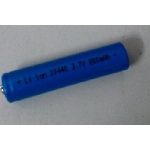 Free ship 2pcs/lot 10440 lithium batteries AAA 3.7 v lithium battery 800mah 900mah lithium-ion battery