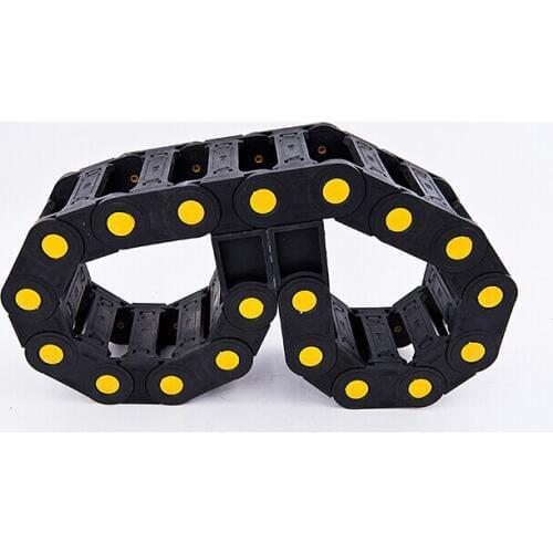 1 meter 35*100 Towline Enhanced Bridge-type Drag Chain with End Connectors for CNC Router Machine Tools