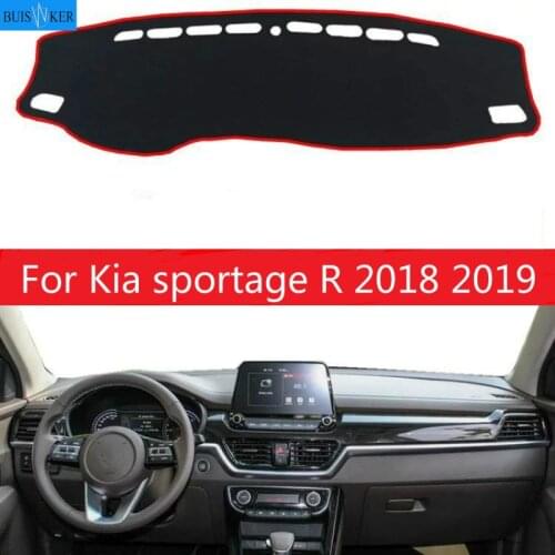 For Kia sportage R 2018 2019 Dashboard Cover Sun Shade Non-slip Dash Mat Pad Carpet Car Stickers Interior Accessories