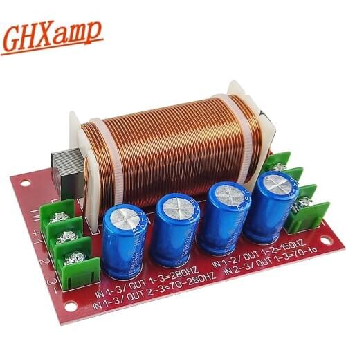 GHXAMP 300W 600W Subwoofer Speaker Crossover Audio 1 WAY Filter Frequency Divider Super Woofer For 12 inch 15 Inch Speakers 1PCS