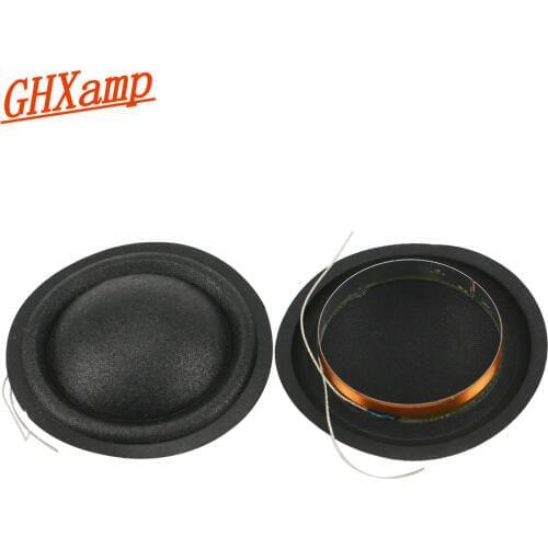 GHXAMP 49.5mm Mediant Midrange Voice Coil 50 Core Silk Diaphragm aluminum frame 8OHM Alto For DMB DMD DMA DMF 2PCS