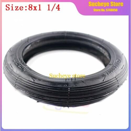 Good Quality 8 Inch Tyre 8X1 1/4 Scooter Tire & Inner Tube Set Bent Valve Suits Bike Electric / Gas Scooter Tyre
