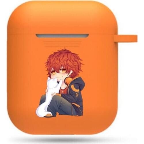 Game anime Mystic Messenger Earphone Case Cosplay Unisex Airpods Bluetooth Headset Cover Earphone caseHeadphone Case Props