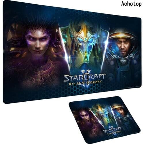 800x300mm Starcraft Gaming Mouse Pad XXL Computer Mousepad XL Super Large Rubber Speed Desk Keyboard Mouse Pad Desktop Gamer Mat