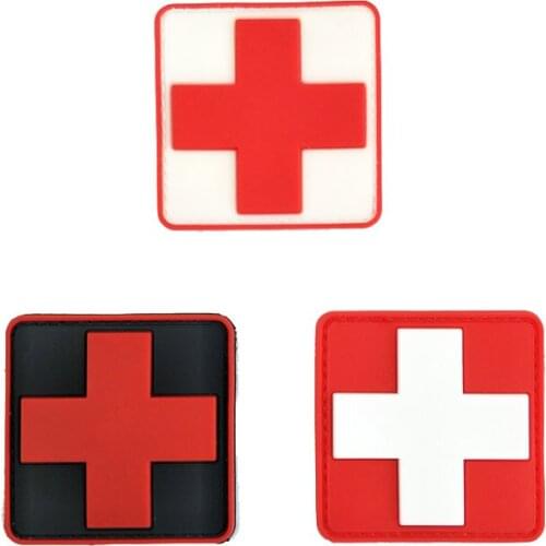 Embroidery HOOK&LOOP PVC cross tactics patch army cartoon patches for bag hat badges applique patches for clothing EQ-2522