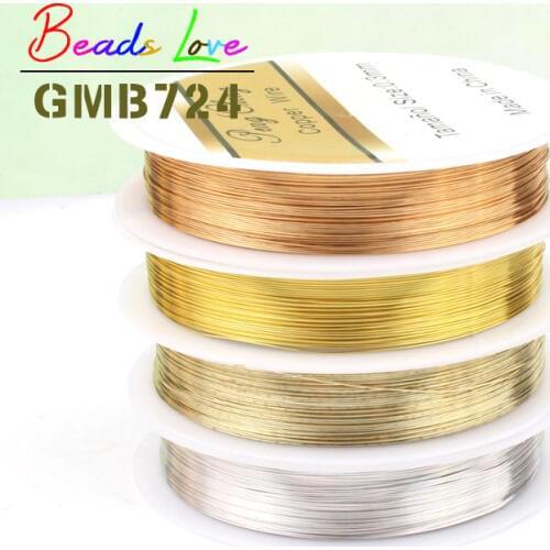 Long-lasting fixed color A+++ Copper Wire 0.3/0.4/0.5/0.6mm 4/Color Bead Cord DIY for Jewelry Making Bracelet No discoloration