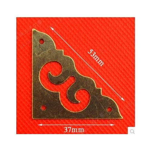 Hardware Corner Brackets 37mm antique jewelry box wooden box accessories wrapping strip edge antique
