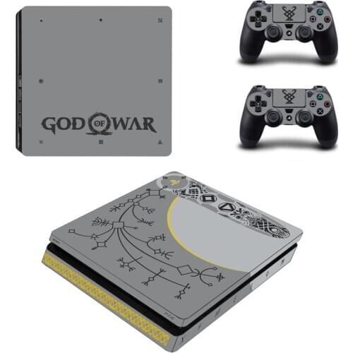 God of War PS4 Slim Decal Protective Skin Cover Sticker for PS4 Slim Console & Controller Stickers Vinyl