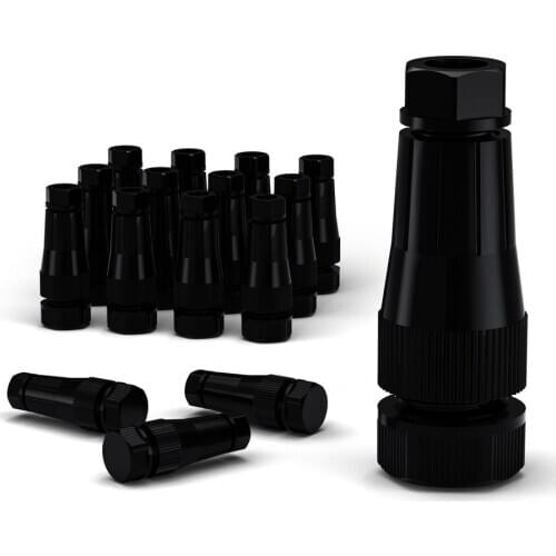 Low Voltage Landscape Lighting Connector Waterproof Fastlock Wire Connectors for Outdoor Path Lights 12-14 Gauge Cable Connector