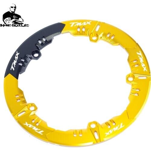 New Arrival Gold motorcycle Transmission Belt Pulley Cover For Yamaha TMAX530 tmax 530 2015-2019 t-max 530 sx dx Rear Belt Cover