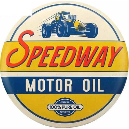 Personality Speedway Motor Oil Cartoon Decal Bumper Car Stickers Body for Car Surfboard Occlusion Scratch Apply To Car Window