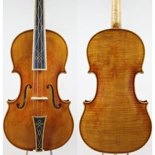 Master piece! Baroque 4/4 Violin violino,Copy Stradivari "The Cremoneser​"! Antiqued oil vamish. Free Shipping!European wood