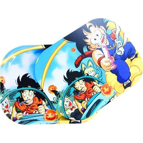 Rolling Tray Leakproof Magnetic Lid 18x14cm Herbal Tobacco Weed Trays Hand Cigarettes Paper Plate New Design Smoking Accessories