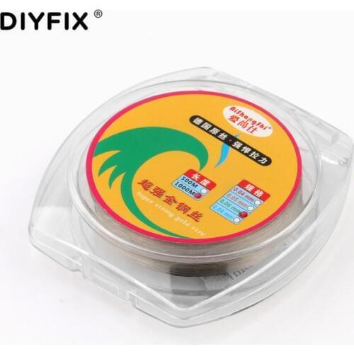 0.04-0.08mm LCD Screen Separation Wire Cutting Line Mobile Phone Repair Tools for iPhone Samsung CellPhone 500M/1000M
