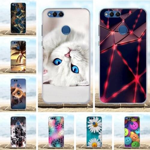 Luxury Coque For Huawei Honor 7X Case TPU Soft Silicone Cover For Fundas Huawei Honor 7X 7 X Phone Case BND-TL10 AL10 Back Cover