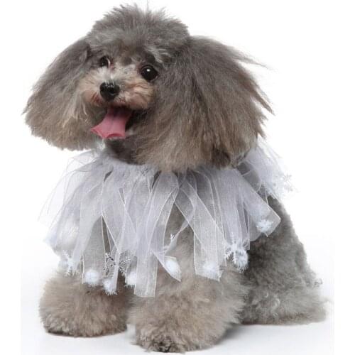 Pet Dog Puppy Ribbon Scarf Neck Collar Party Costume Decor Dress Up Dream Scarf Saliva Towel Scarf Pet Supplies