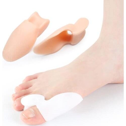 1Pair Silicone Gel Bunion Big Toe Separator Spreader Eases Foot Pain Adjuster Correction Hallux Valgus Bunion Corrector Pedicure