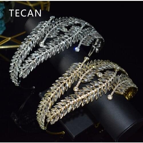 Rhinestone Headband Crown Hair Accessories Womens Headdress Crystal BrideTiara Alice Band Jewelry Wedding Hair Accessories