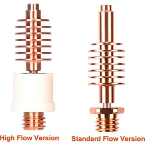 High Temperature Resistance Dragon Core Heatbreak V1.0 Standard /High Flow for Extruder Dragon Hotend Brass Metal