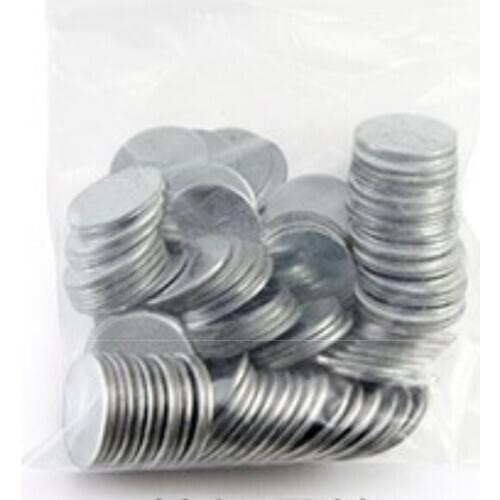 200pcs 25x0.3mm Ultra Thin Anti Rust Iron Round Sheet Pads