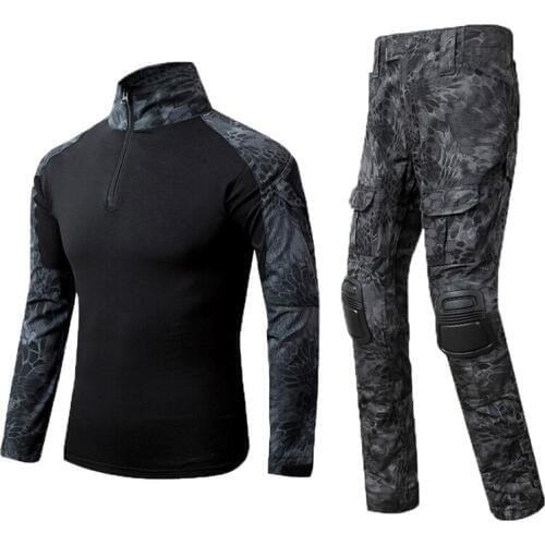 Kryptek Mandrake BDU G3 Uniform Shirt & Pants Airsoft Painball Combat Clothes Tactical Military Uniform Hunting Gear W/ Knee Pad