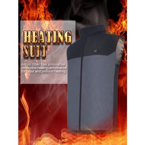 5V Winter USB Infrared Heating Vest Electric Thermal Clothing Vest For Women Men Outdoor Hiking Camping Cycling