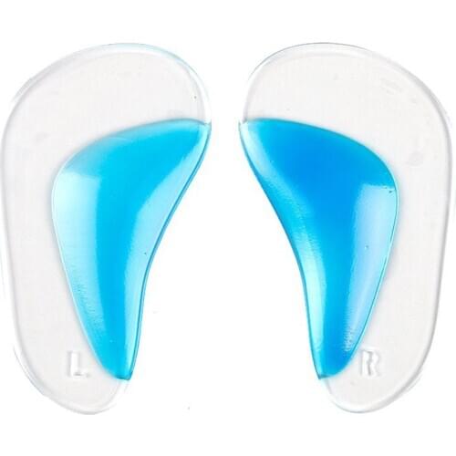 1Pair Professional Arch Orthotic Support Insole Foot Plate Flatfoot Corrector Shoe Cushion Foot Care Insert Insoles Silicone Gel